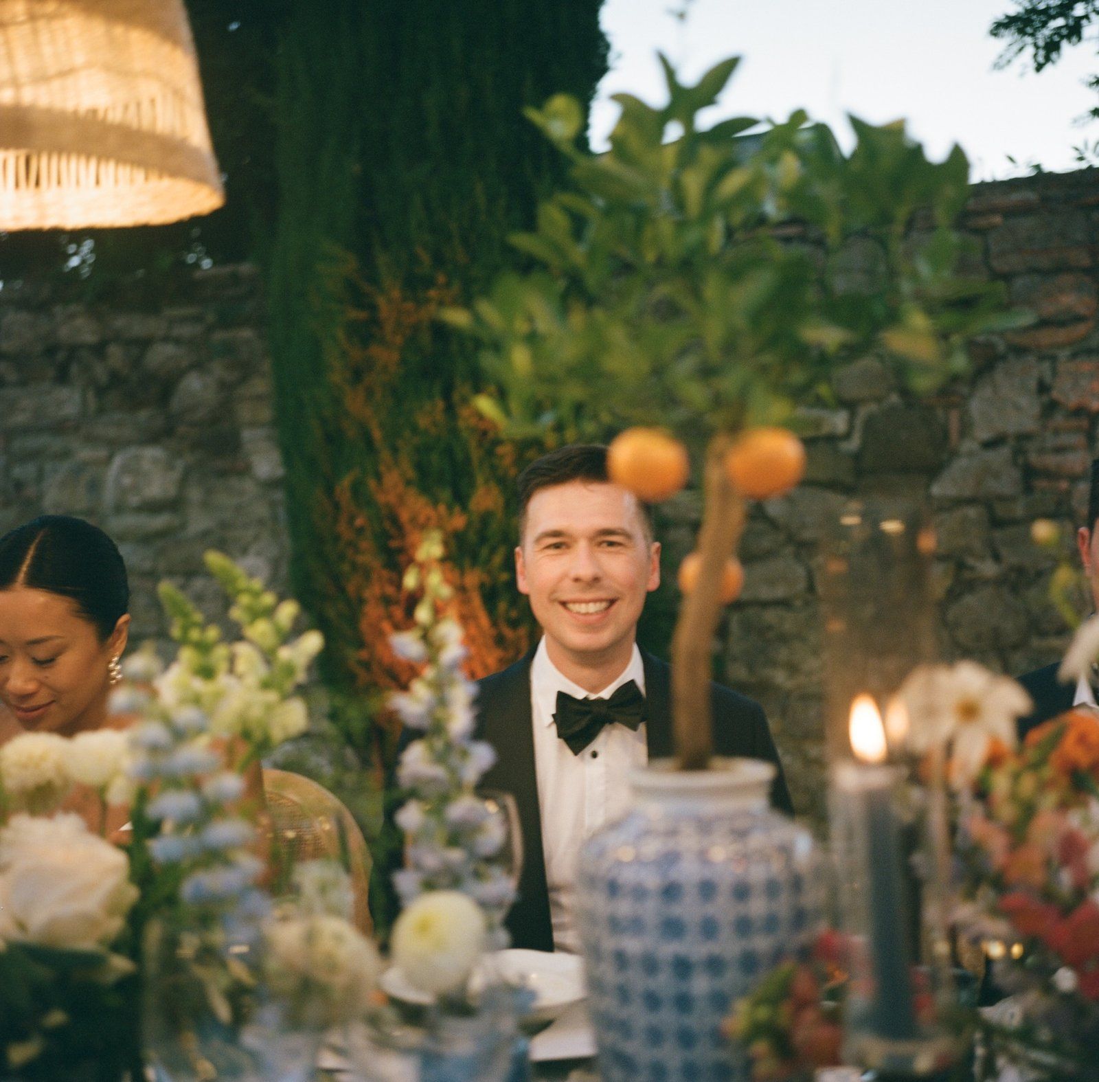 Nick + Emma wedding in Tuscany, April 2025 photographed on medium format film by Samir Faza