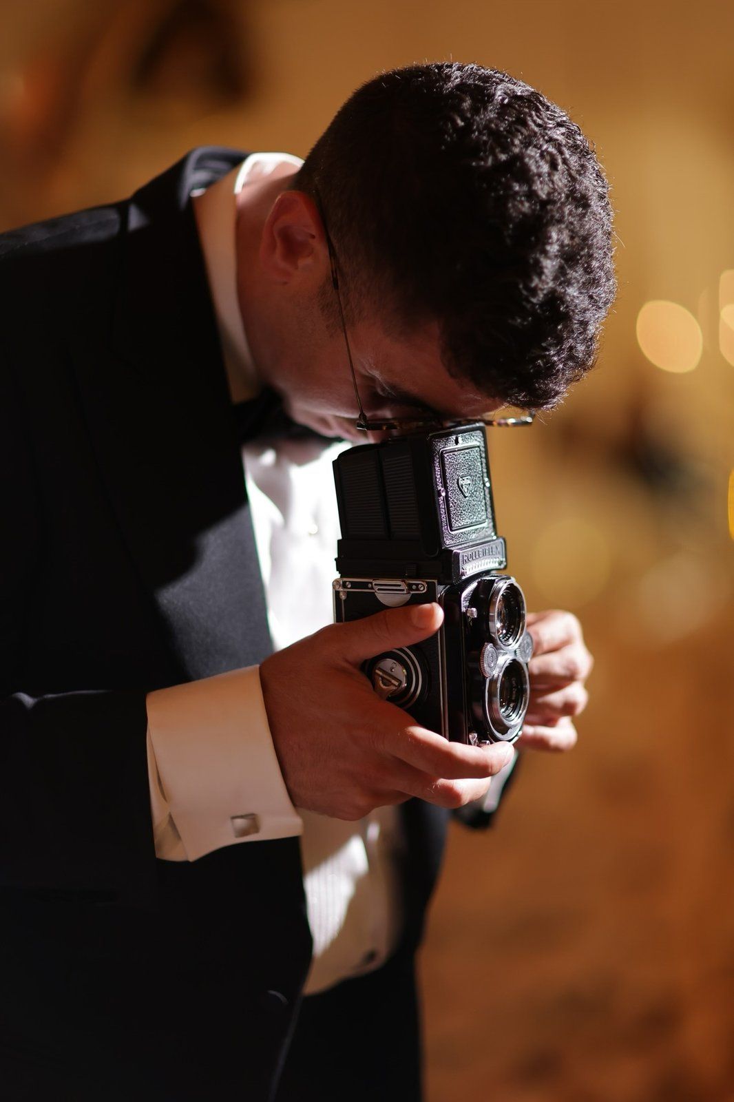 Samir Faza, Copenhagen film wedding photographer with Rolleiflex 3.5F